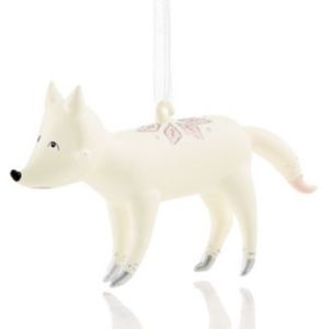 Holiday Lane Porcelain 5pc Hand Painted Ornaments